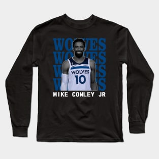 Minnesota Timberwolves Mike Conley Jr Long Sleeve T-Shirt